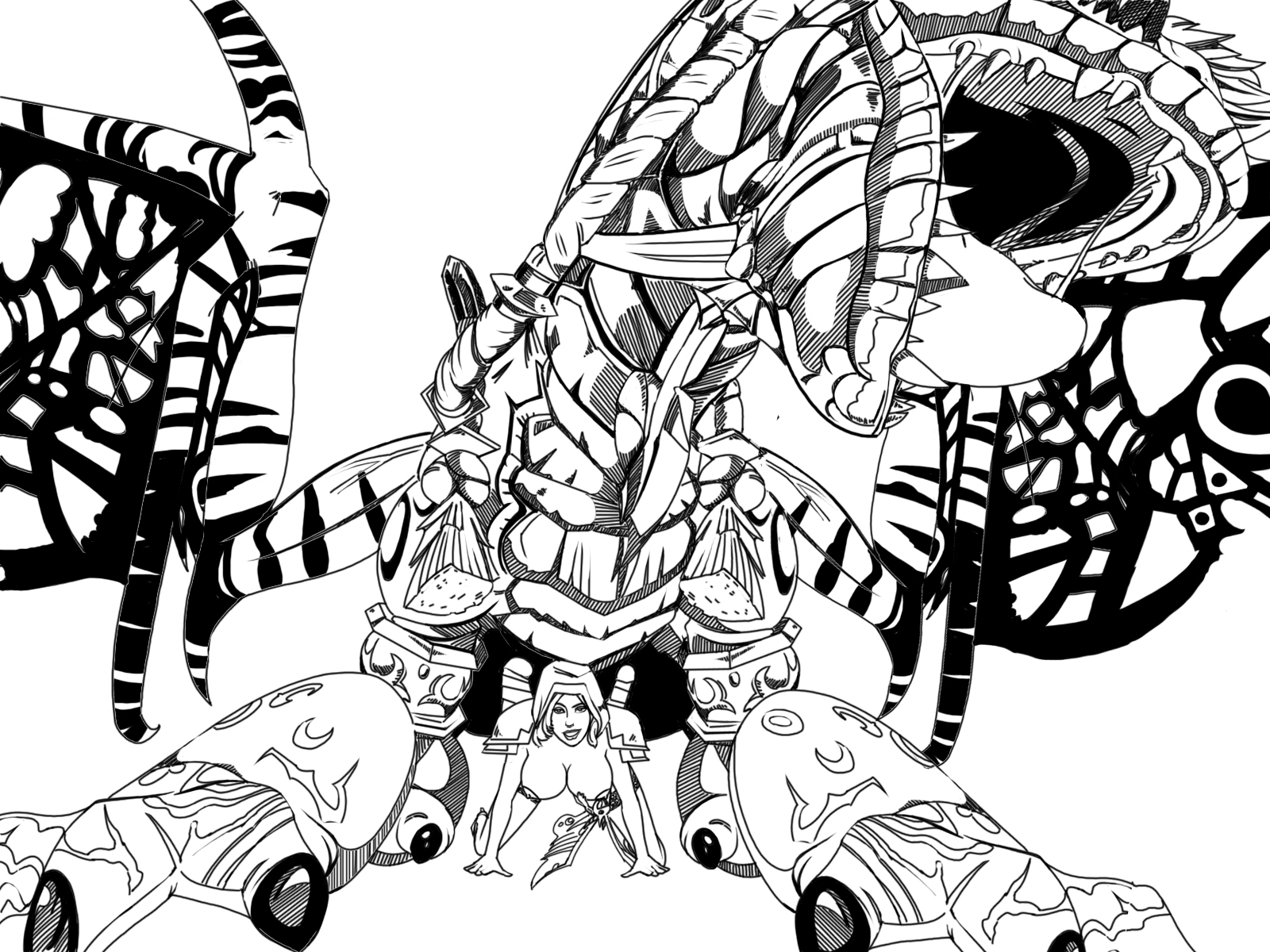 feariedragongrimmlineart